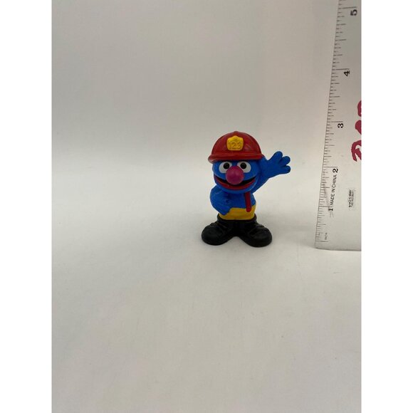 Hasbro Sesame Street Grover Firefighter Figurine: Educational Preschool Toy - Picture 2 of 8